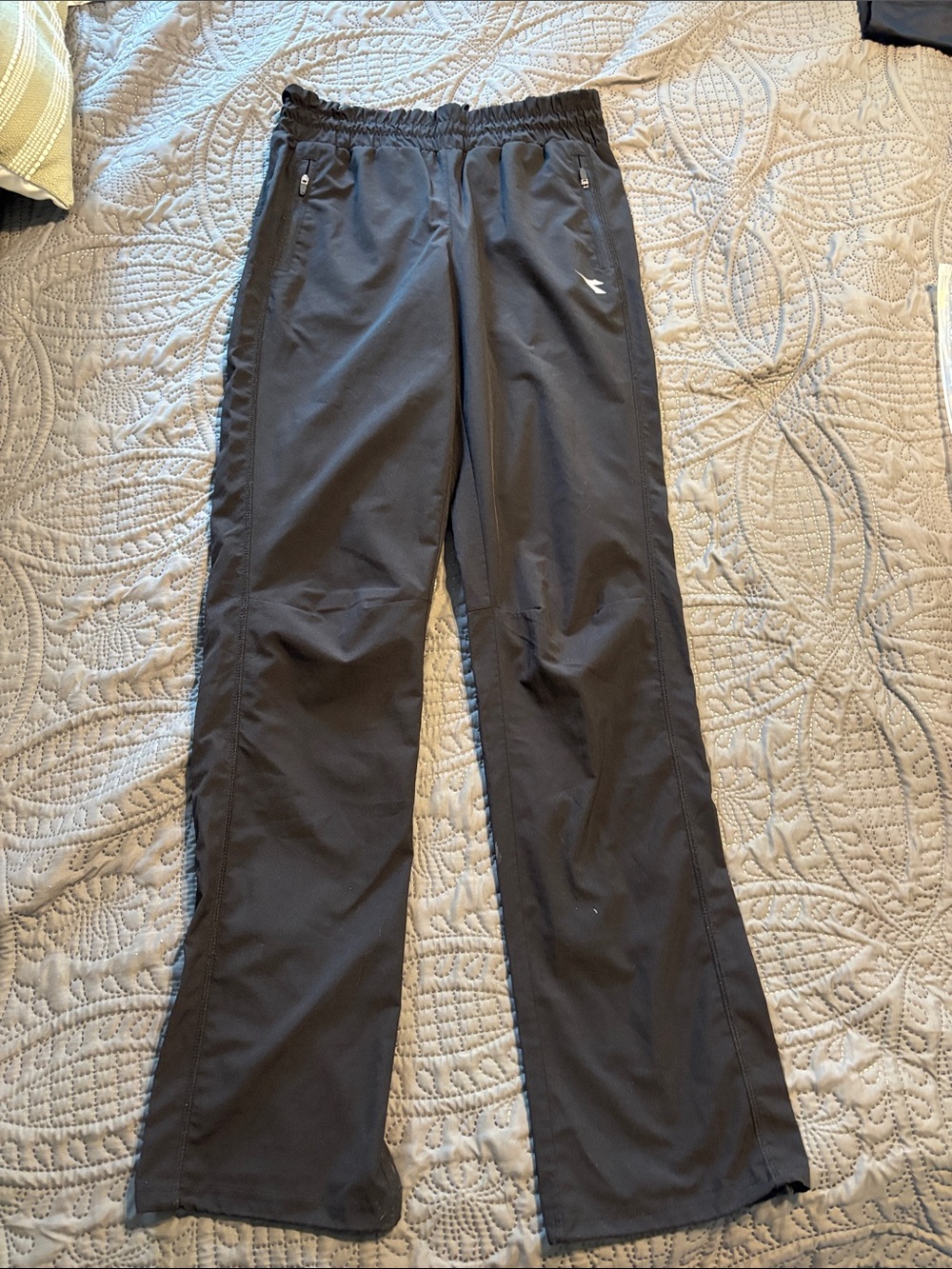 3/$15 black lined track pants